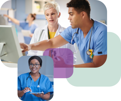 Healthcare students and professionals using Typhon tracking system in various clinical settings