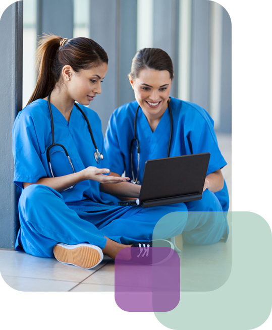 Student working on laptop showing Typhon account interface