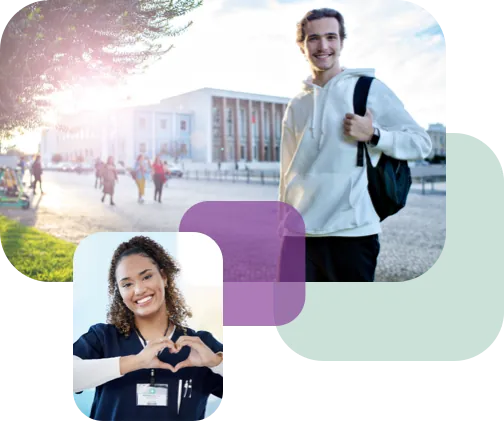 Healthcare professionals and students using Typhon tracking system in clinical settings